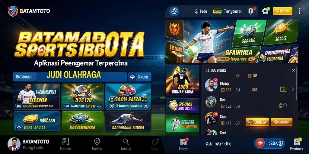 Screenshot utama BATAMTOTO menampilkan pengalaman taruhan olahraga yang interaktif.