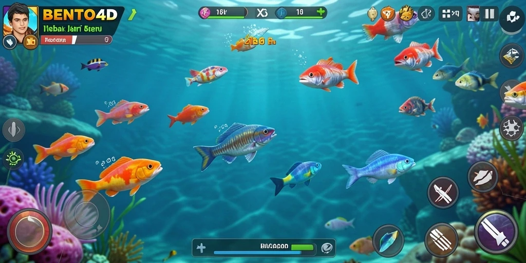 Tampilan gameplay BENTO4D yang menarik dan seru.