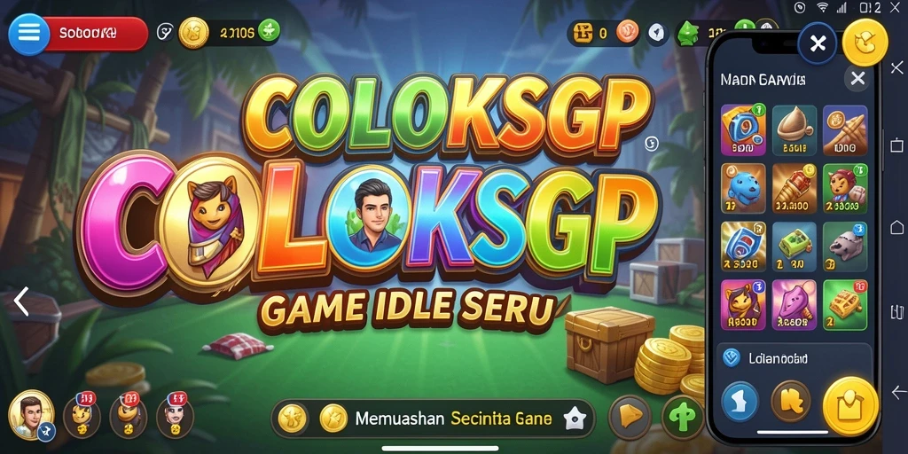 Tampilan gameplay Idle yang menawan dan menghibur.