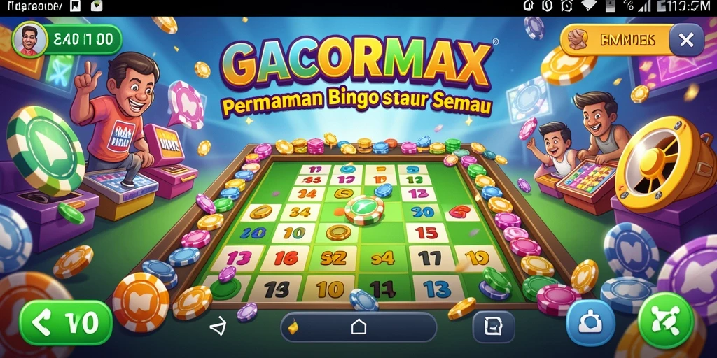 Tampilan gameplay menarik dari GACORMAX saat bermain Bingo.