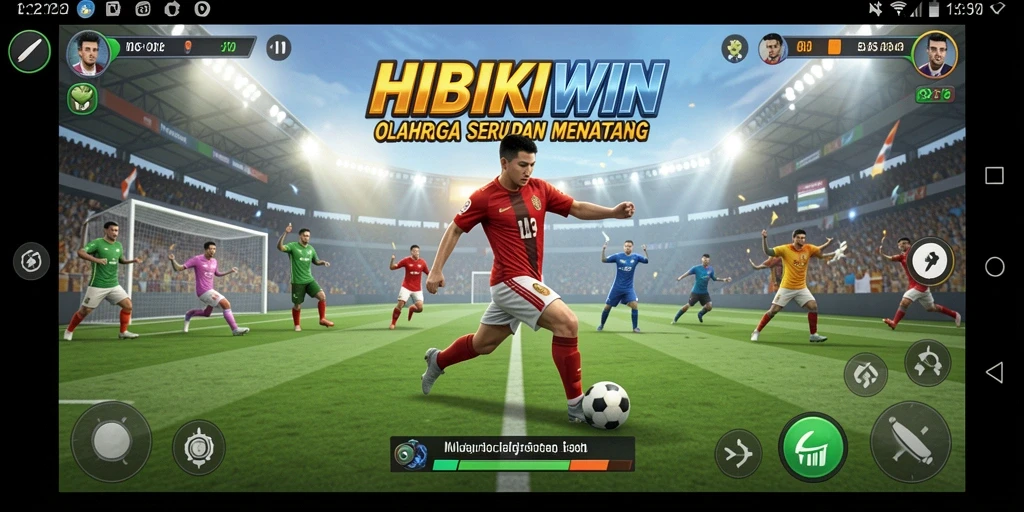 Tampilan gameplay HIBIKIWIN yang menarik dan seru.