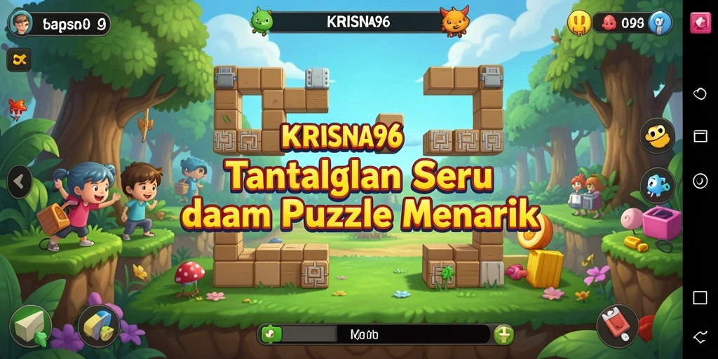 Screenshot gameplay menunjukkan keseruan menyusun puzzle.
