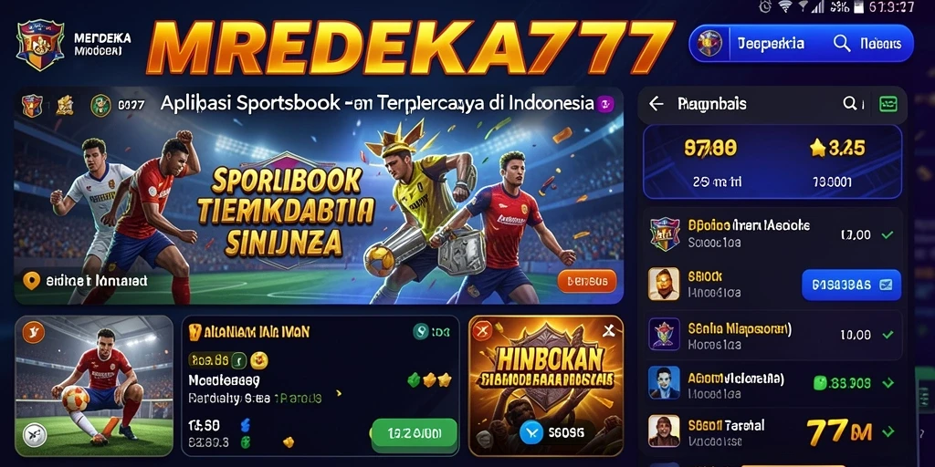 Tampilan gameplay menarik dalam aplikasi Sportsbook MERDEKA777.