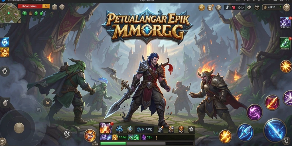 Tampilan menakjubkan dari gameplay N32 dalam dunia MMORPG.