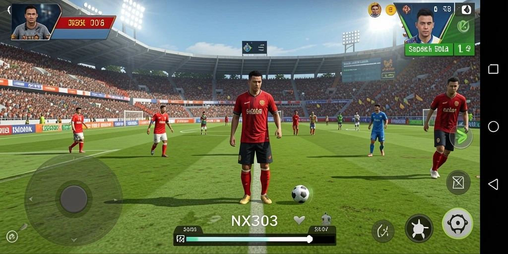 Tampilan gameplay NX303 yang seru dan realistis.