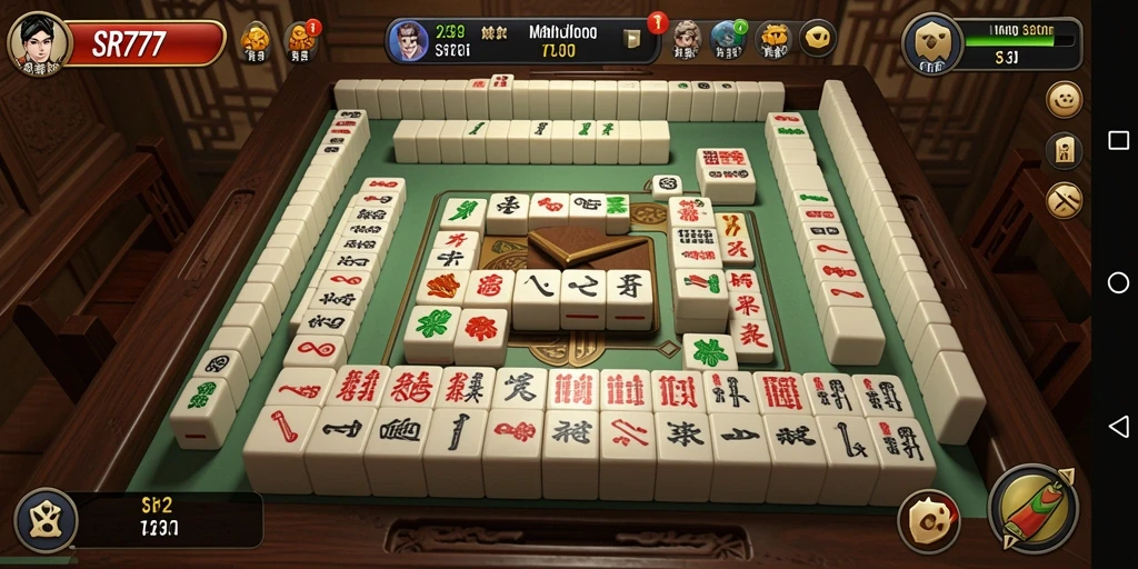Tampilan gameplay Mahjong yang seru dan menantang di SR777.